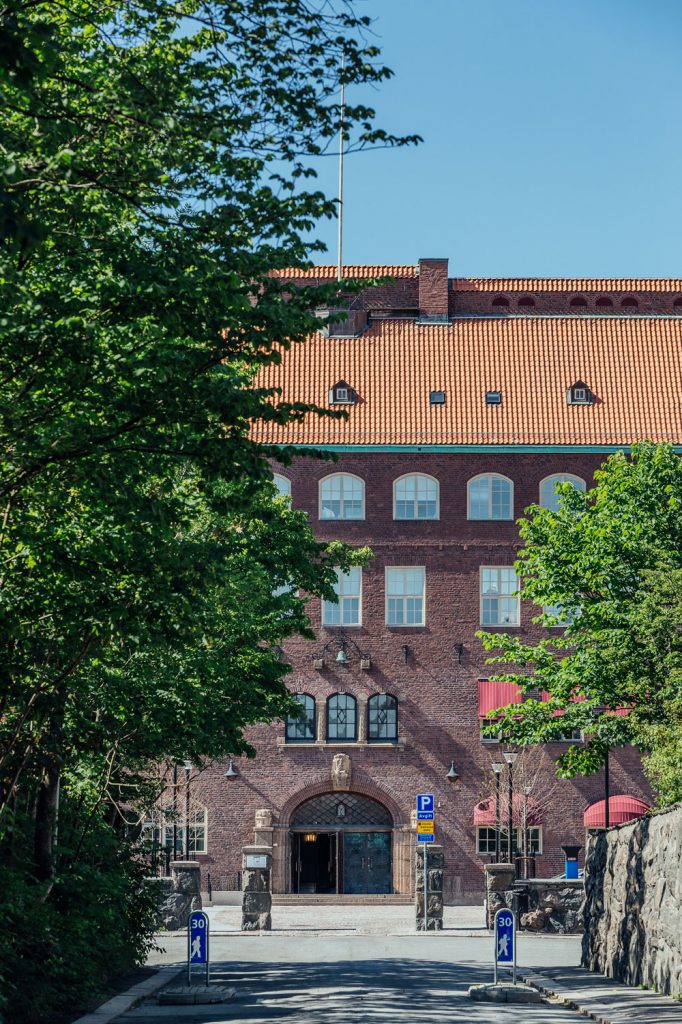 Fasadrenovering Hvitfeldska Gymnasiet, Göteborg